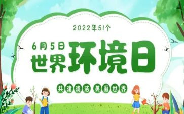 环境日宣传活动总结最新7篇