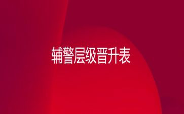 警衔晋升培训的心得体会8篇