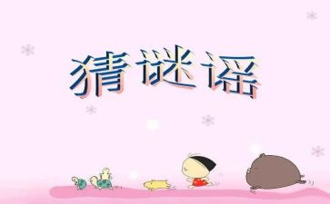 写谜语的作文通用8篇