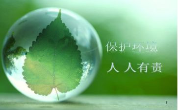 保护环境人人有责演讲稿模板8篇