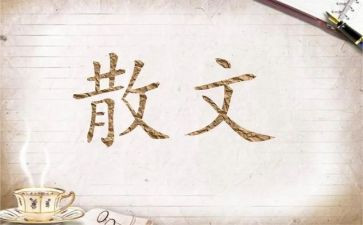 散文的心得优秀6篇