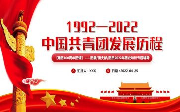 共青团100周年心得体会8篇