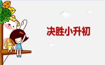 作文小升初作文优质5篇