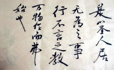 老师的言与行作文参考6篇